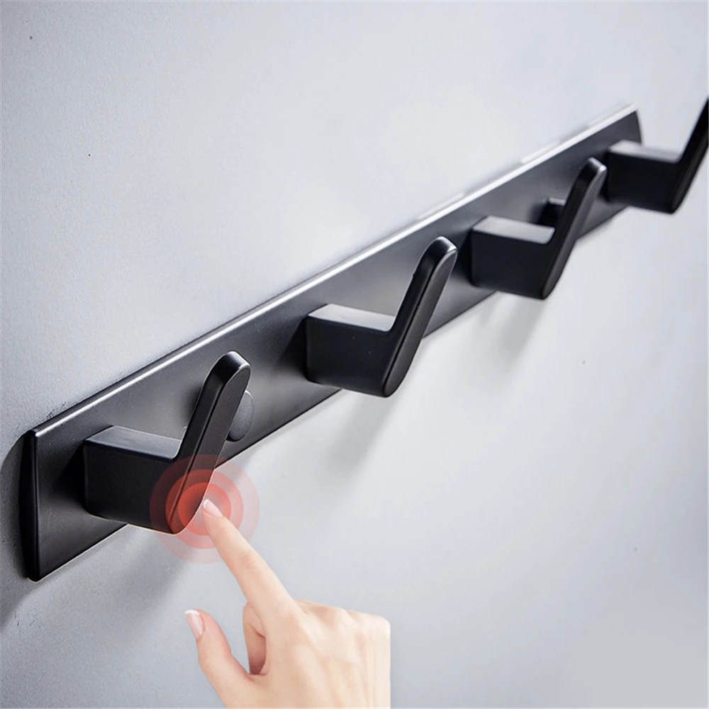 Bathroom Towel Hanger Hook Hat Clothes Rack Coat Hook Nordic Fashion Home Decor Double Wall Hooks Hallway Kitchen Organizer image 2