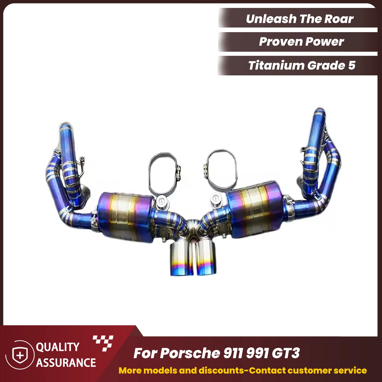 

Sport Aggressive Sound ECCF Titanium Catback Exhaust for Porsche 911 991 GT3