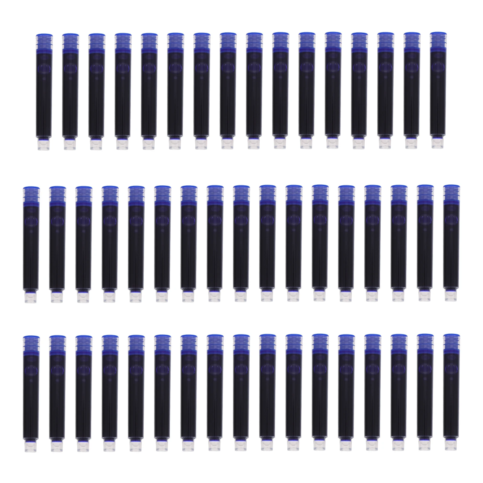 

100 pcs Ink Cartridge for Fountain Pens Plastic Pen Ink Sac Office Supplies Universal Refills Capsule Converter Student