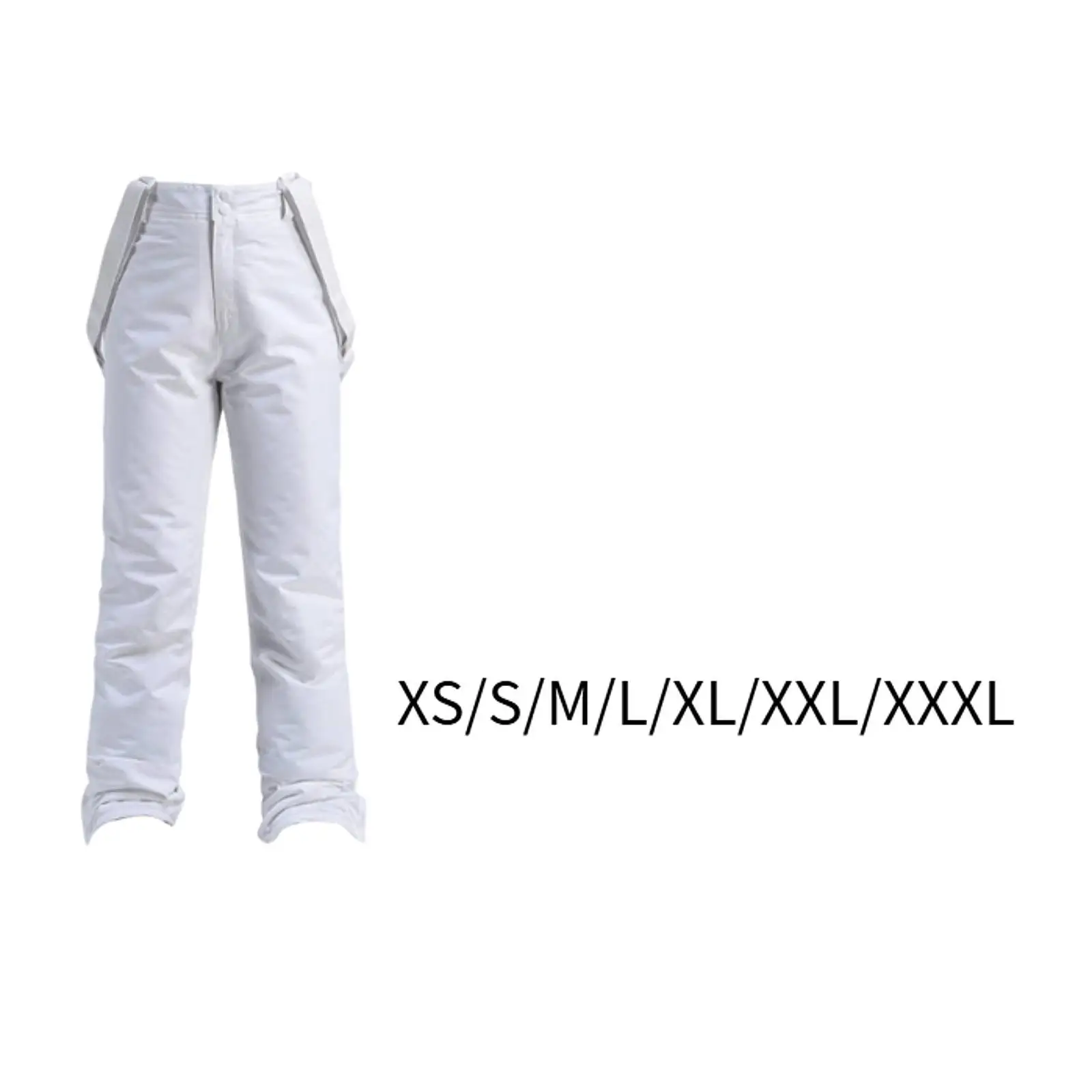 Full Length Snowboarding Pants Plus Size Ski Bibs for Girls Water Resistant Thermal Trousers for Winter Activities