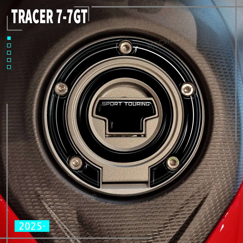 

Наклейки на крышку топливного бака мотоцикла, защитный комплект для Tracer 7 GT, аксессуары Tracer7 2025 2026, 3D гелевые наклейки из смолы