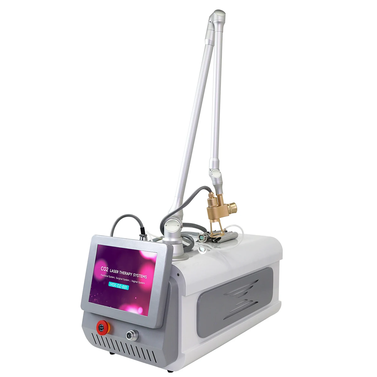 Professionelle CO2-Laser-Narbenentfernungsmaschine Fraktionierte Lasermaschine zur Hautverjüngung Faltenentfernung und Pigmentbehandlung – Detail 11