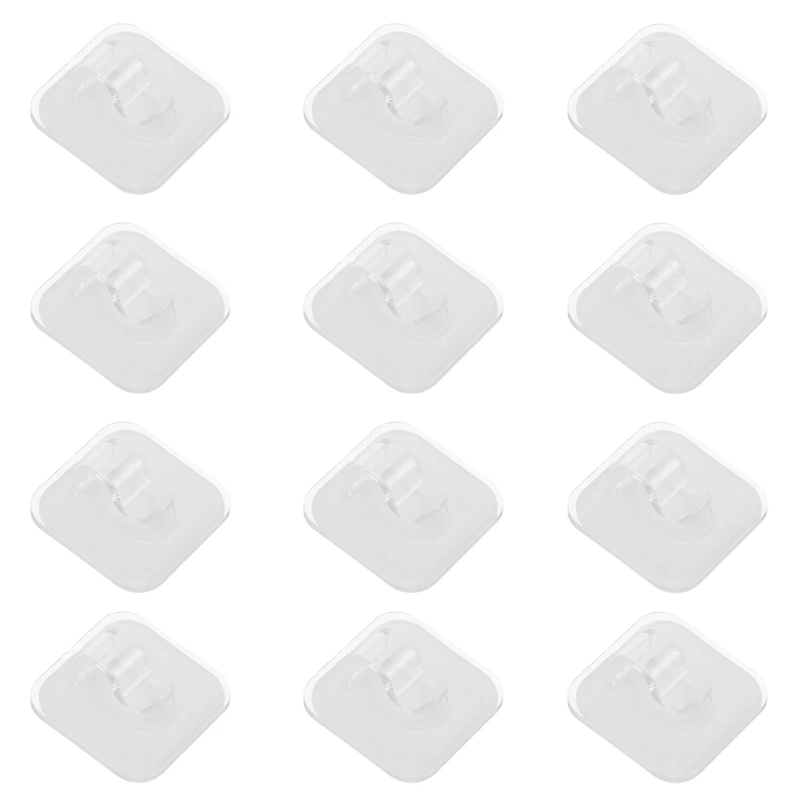 

20Pcs Transparent Indoor Hooks for Lights Damage-Free Adhesive String Light Clips for Balcony Festival Party Holiday Decorations