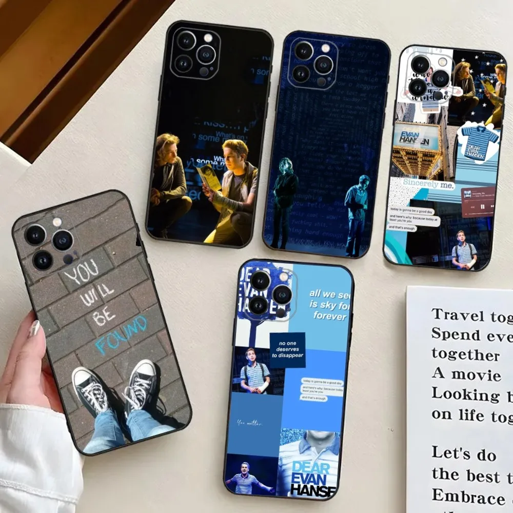 Dear Evan Hansen  Phone Case For iPhone 15,14,13,12,11,Plus,Pro Max,XS,X,XR,SE,Mini,8,7 Soft Silicone Cover