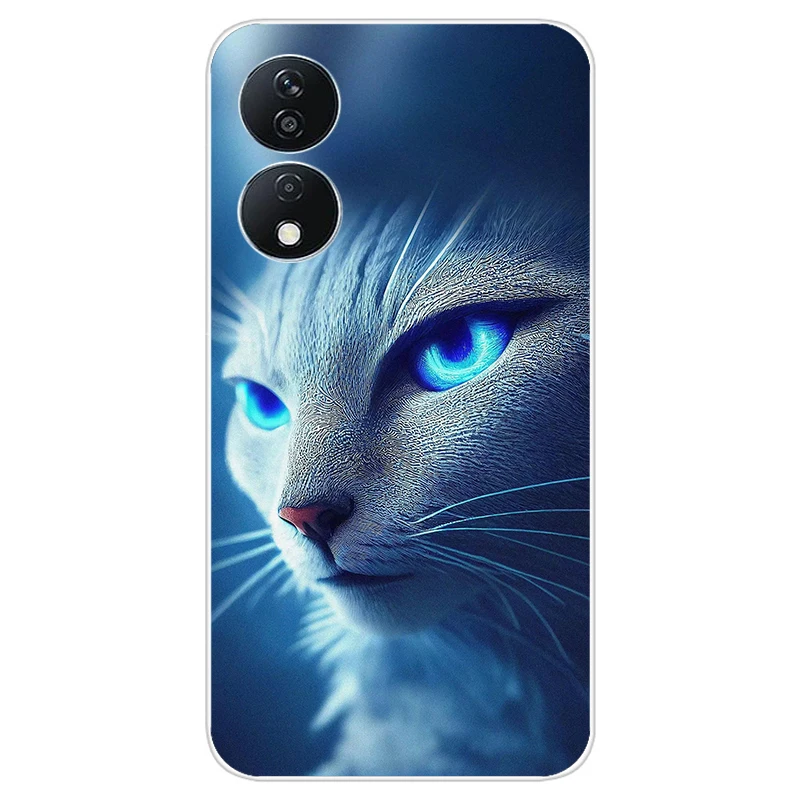 For Honor X7b Case CLK-LX1 CLK-LX2 Cute Fashion Painted Cover Clear Silicone Phone Cases For Honor X7b X 7b HonorX7b Soft Fundas