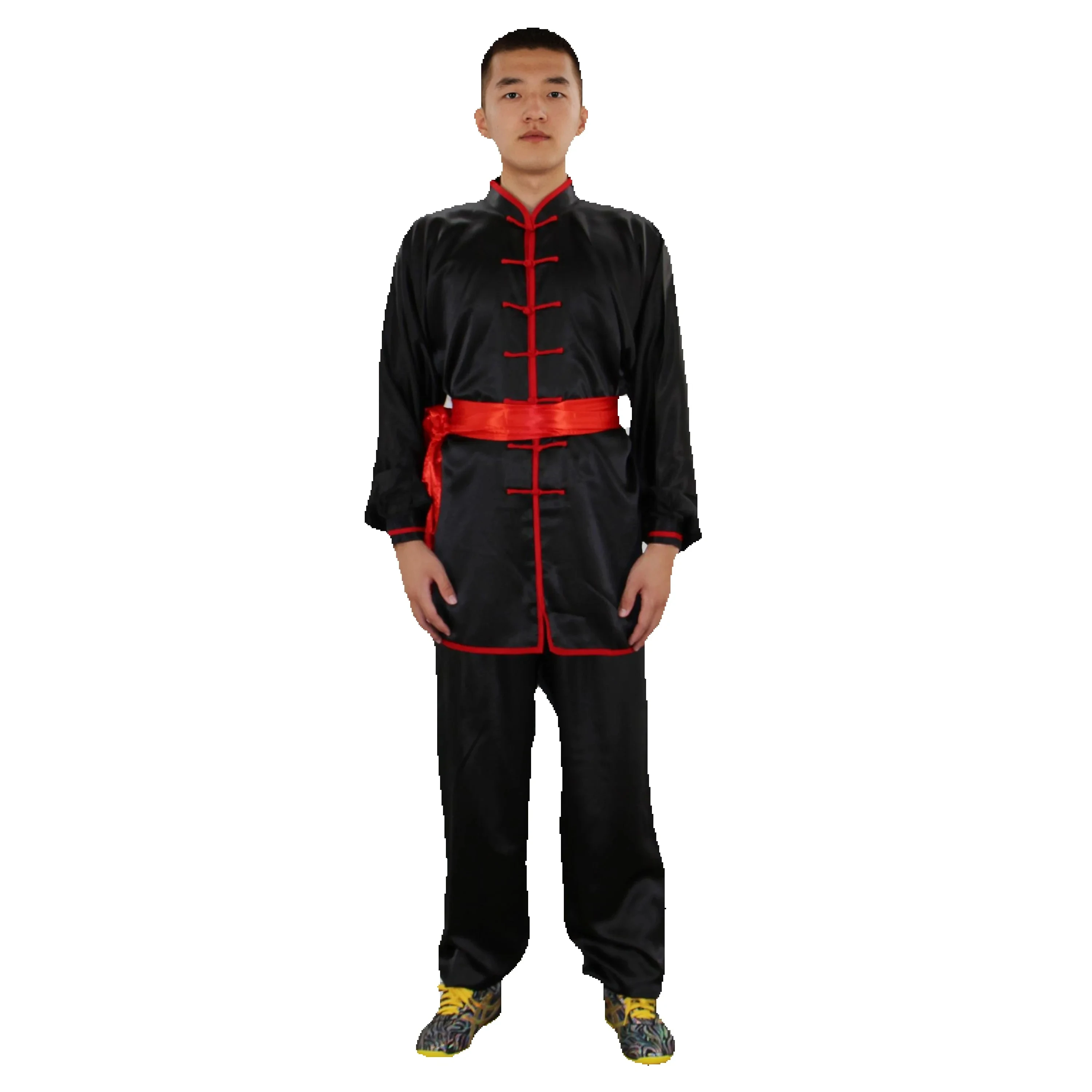 Unisex Tai Chi Martial Arts Training Uniform Chinese Taiji Wushu Kungfu Attire Competition Tops + Pants Suits CT064 view 3