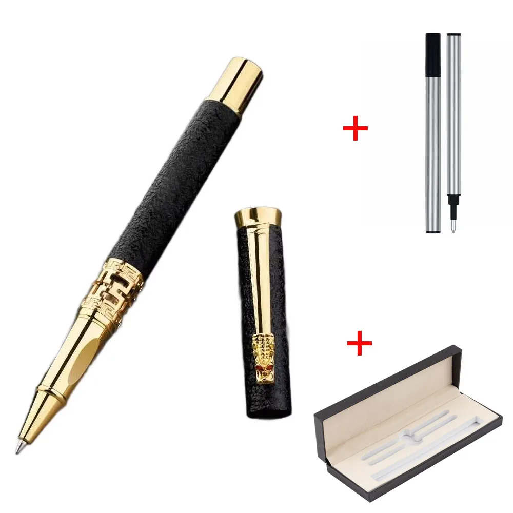 1PCS Custom Gel Pen School Things Supply Stationery Store Metal Ballpoint Office Accessories Writing Beautiful Fountain Pen Gift