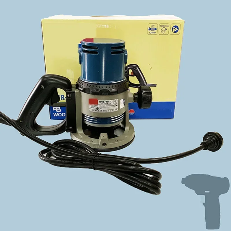 New 220v New Trimming Machine High-power Bakelite Milling Woodworking Engraving Slotting Big Gong Machine Improvement Household