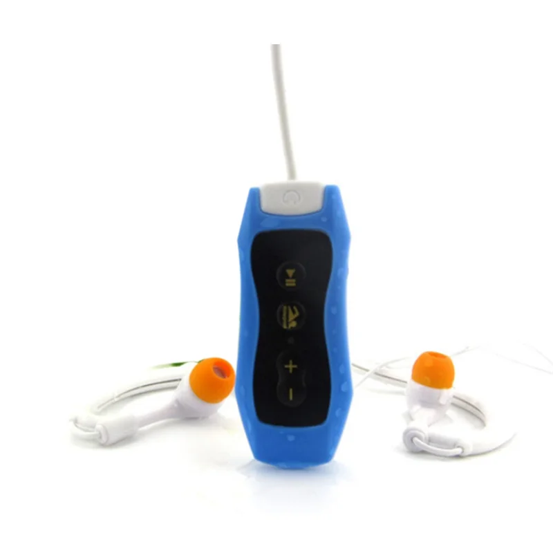 

Waterproof IPX8 Clip MP3 Player FM Radio Stereo Sound Swimming Diving Surfing Cycling Sport Music Player with FM(D)
