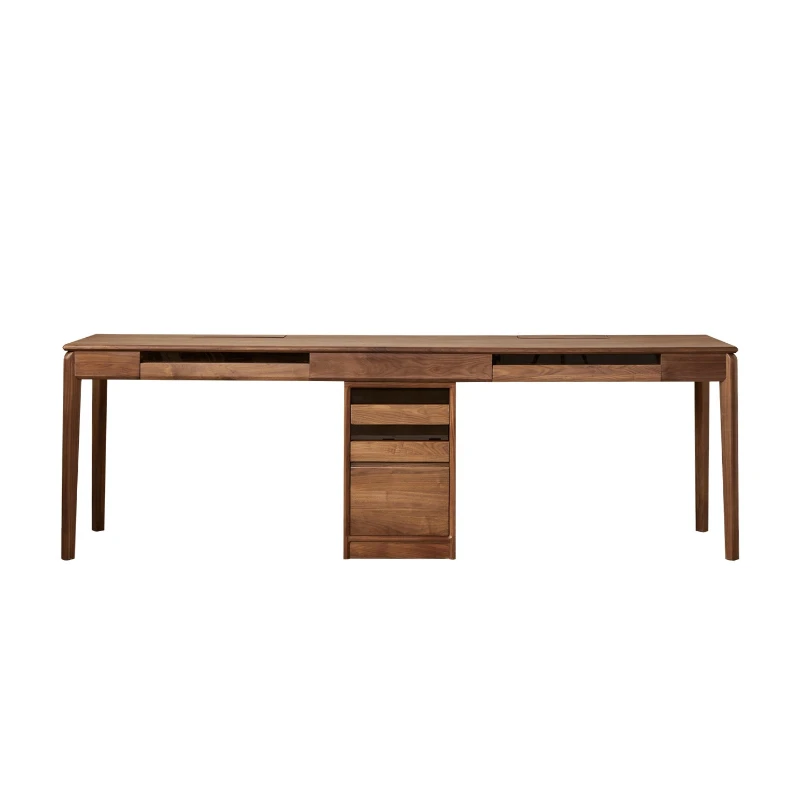 

Double desk Modern simple office computer Study table