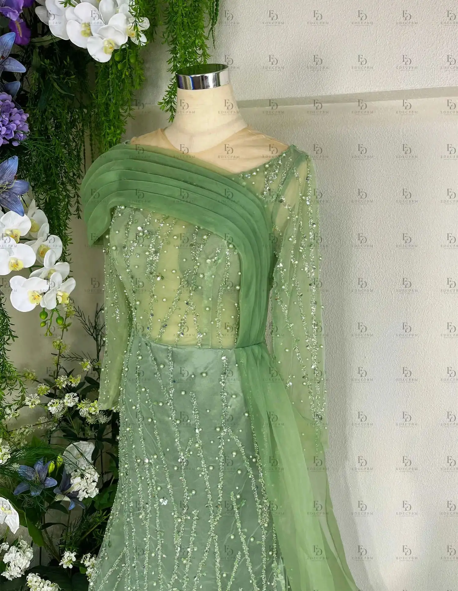 EDECPBM for Special Occasions Customized Luxurious Women's Evening Dresses 2025 Women Wedding Dress Mermaid Prom Evening dresses image 3