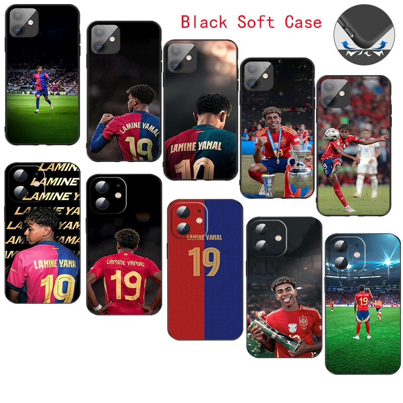 CR87 Lamine Yamal No19 Soft Silicone Case for iPhone X XS XR Pro Max 8 7 6 6s Plus SE Cover