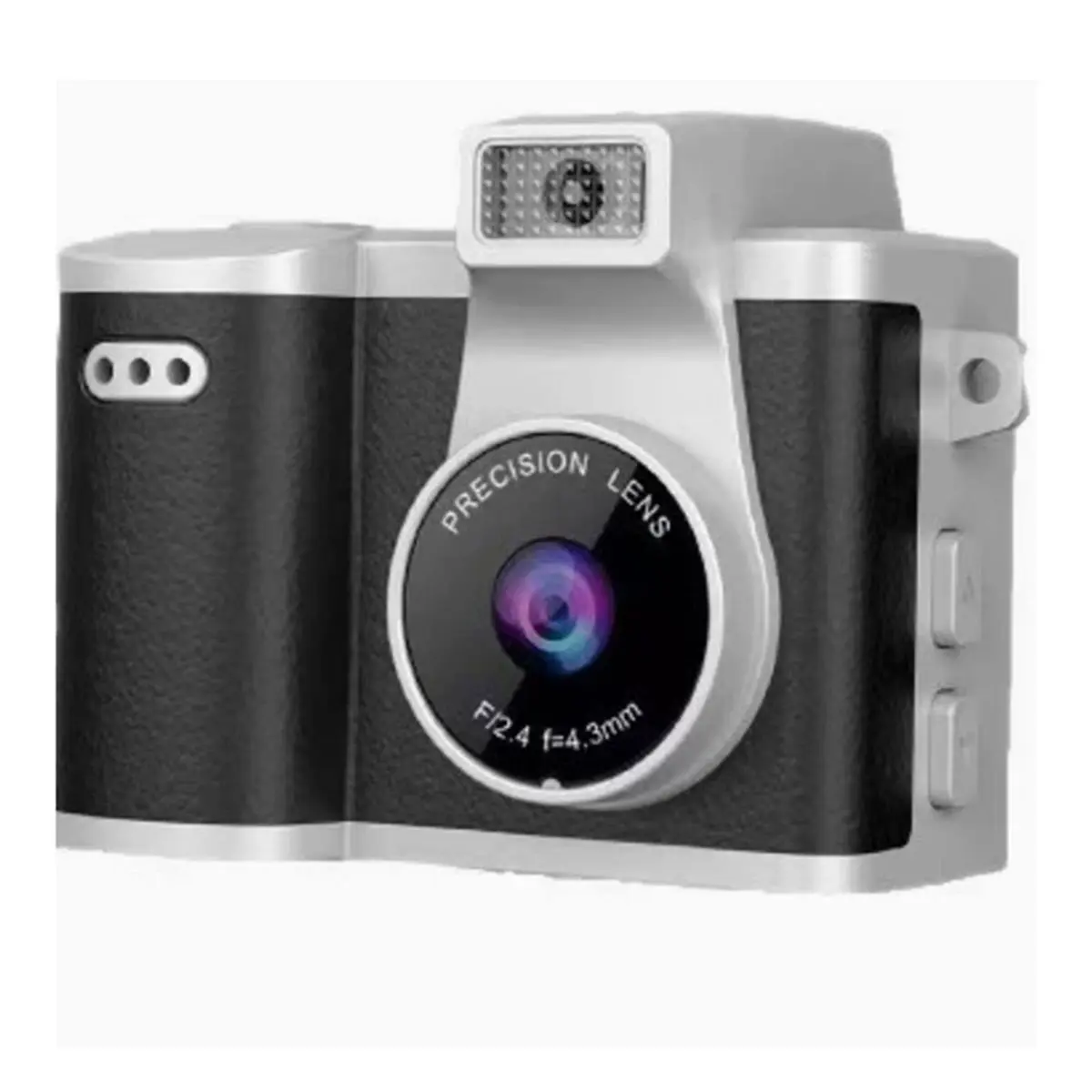 update. 1080P Retro Digital Camera Video Recorder LED Fill Light 0.96 Inch IPS Screen Portable Mini Digital Camera BLACK