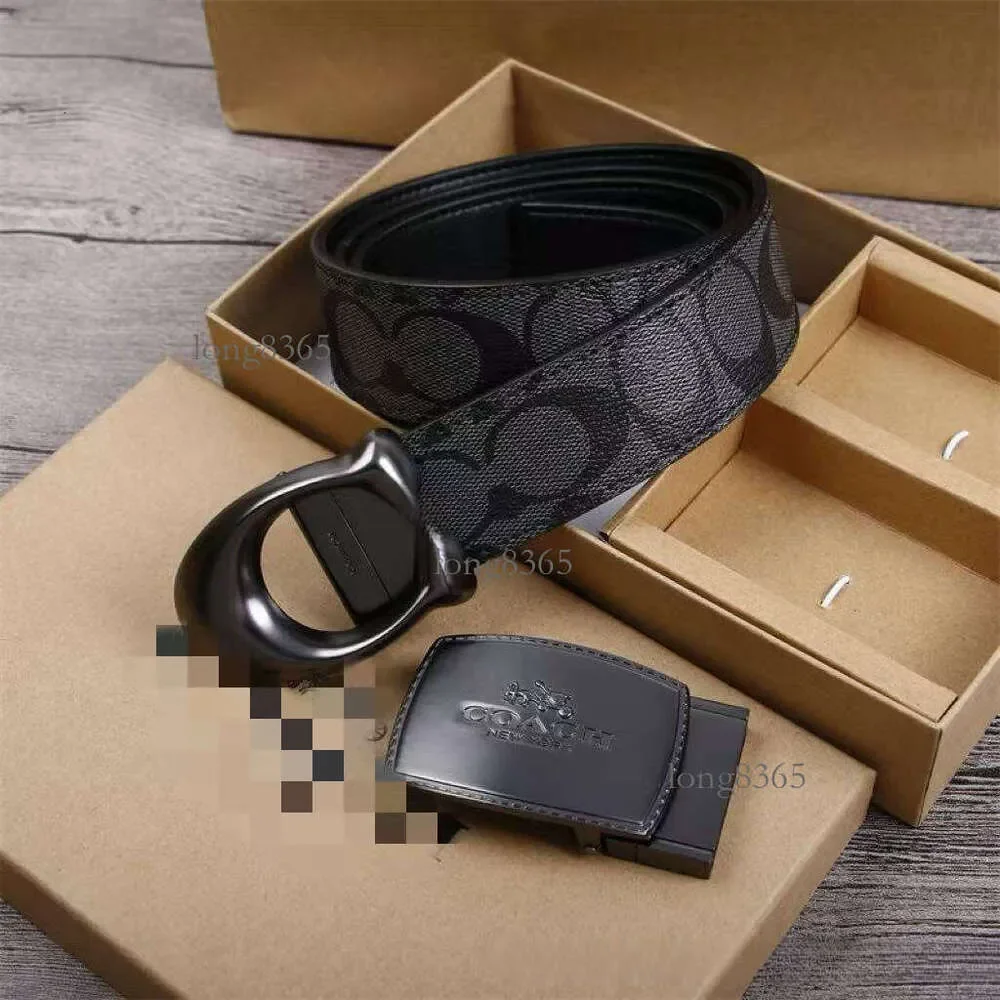

Belts Desginer Women Luxury Business Belt Classic Buckle Belt Simple Minimalist Coach coachbelt Design Men Belt da70