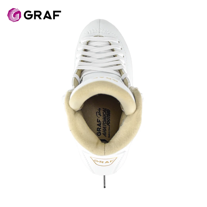 4.0 مللي متر GRAF عالية الدقة الكربون الصلب الزلاجات (الأسنان المتوسطة) أحذية تزلج على الجليد الجليد الشكل الزلاجات للبالغين آسيا فقط