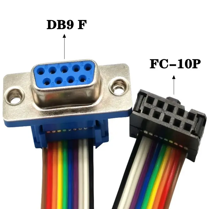 Piercing-Cable de conexión Com9-Pin puerto serie DB9 RS232, adaptador de puerto COM de placa base, Cable de extensión, macho y hembra DB9