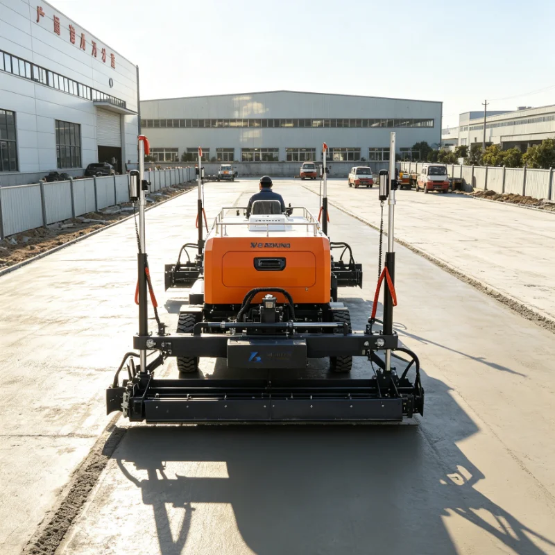 Customized Floor Leveling Machine Industrial Floor Screed Vibratory Finishing Walk Behind Type for Warehouse Floor Projects