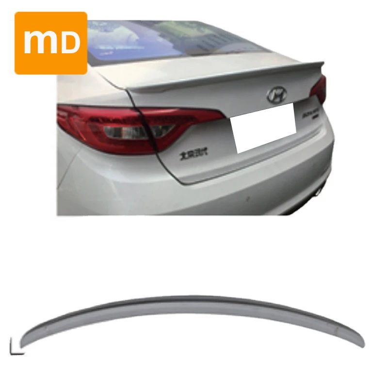 Glossy Black Spoiler Wing For Hyundai Sonata Spoiler Top Wings Black Body Kit Car Accessories