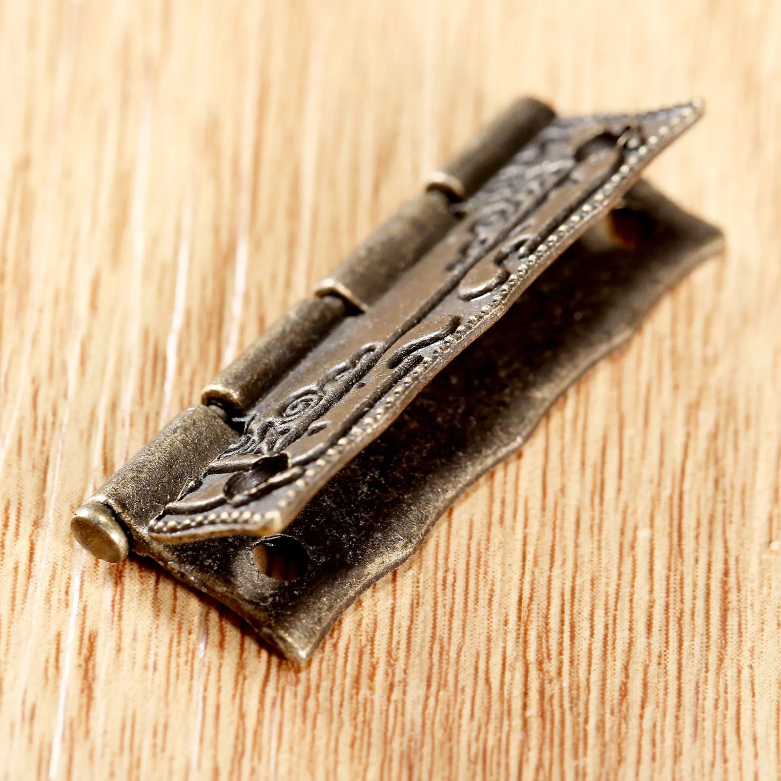 2 Chiếc Cửa Tủ Đồ Nội Thất Bản Lề 36*23Mm Trang Sức Gỗ Hộp Trang Trí Bản Lề Phụ Kiện Nội Thất Vít + Ốc Vít + hộp Bảo Quản