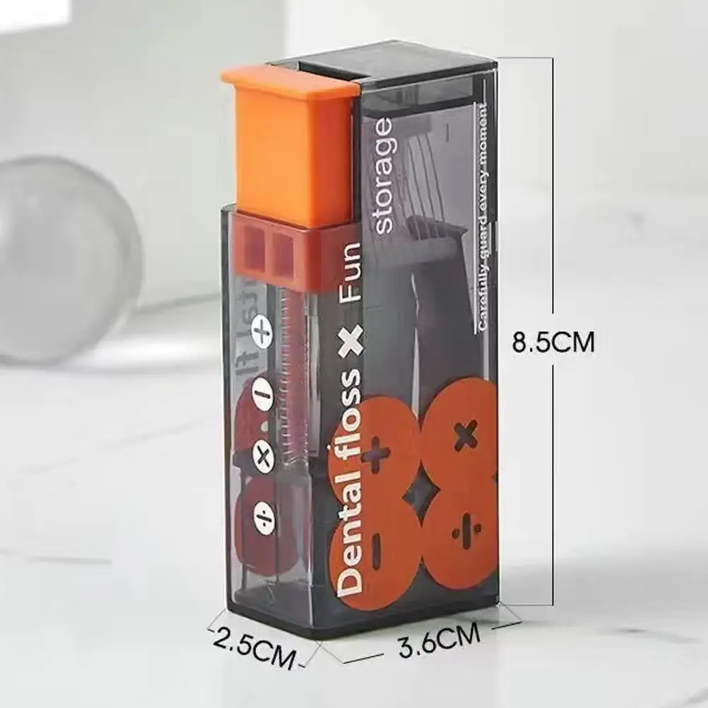 Wytrzymałe, trwałe pudełko na nić dentystyczną Przenośne pudełko na nić dentystyczną do podróży z organizerem na guziki Utrzymuj dentystę w podróży