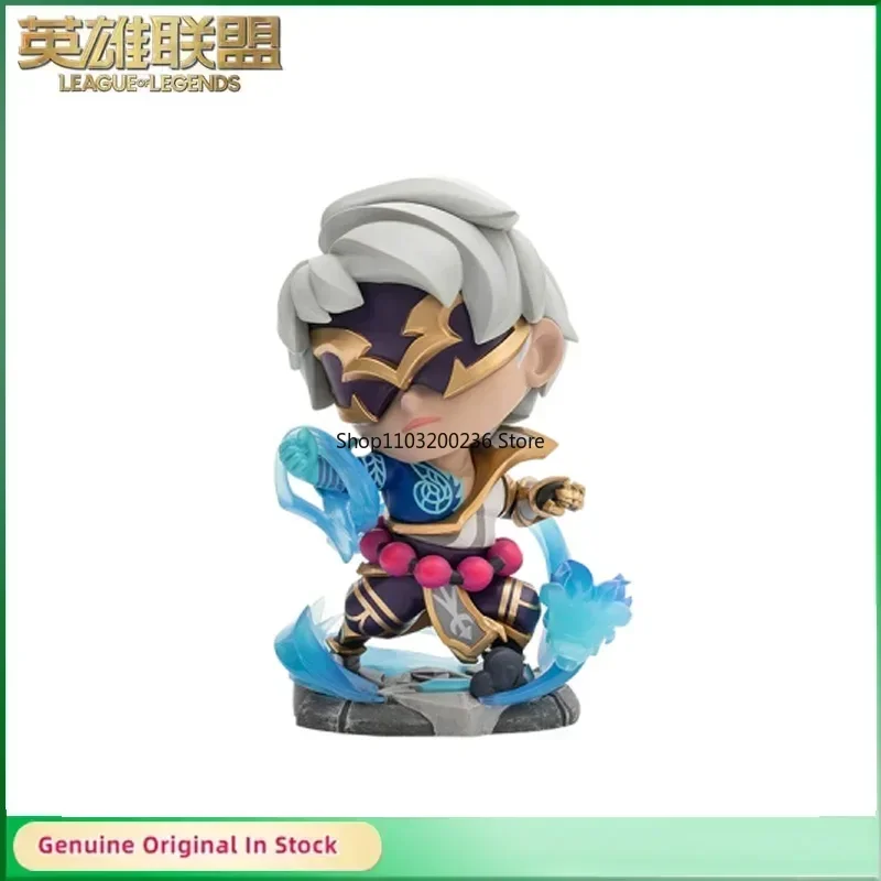 

Original LOL League of Legends Lee Sin/the Blind Monk S11 Q Version Game Statues Action Figures Collectible Model Toys Gift