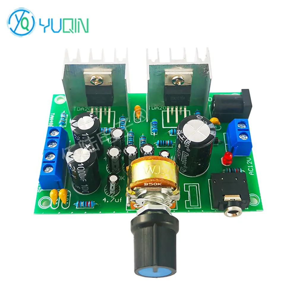 TDA2030A Dual Channel Power Amplifier DIY Kit Welding Assembly Electronic Skills Training Spare Parts