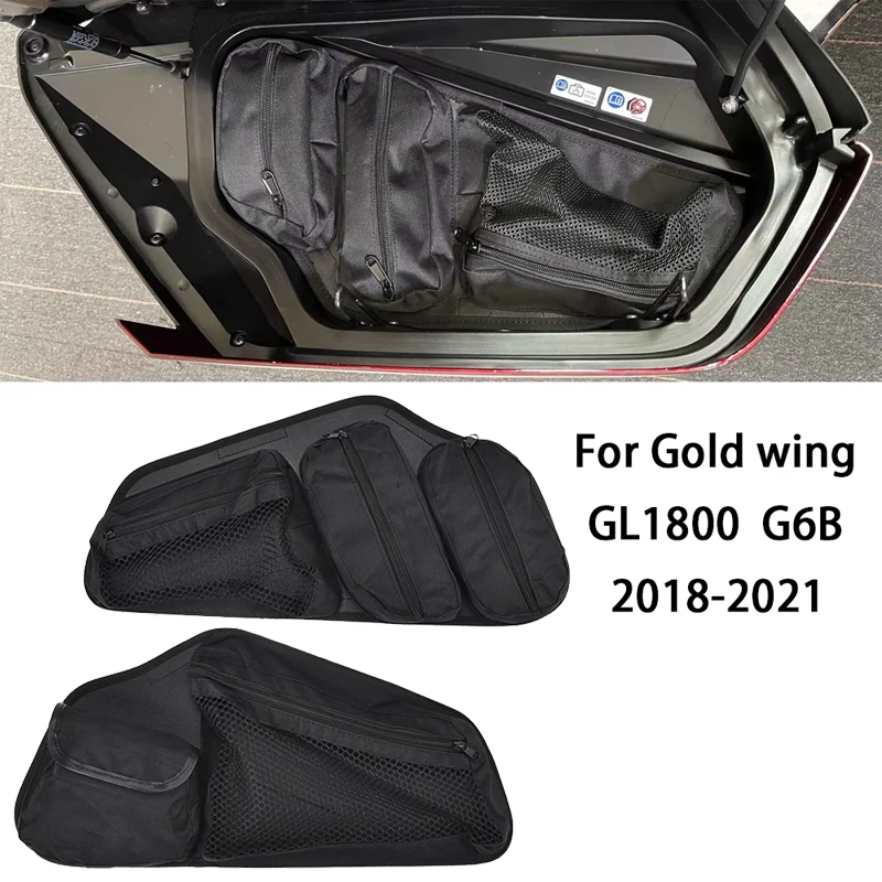 

GL1800 2018 2019 2020 Saddlebag Tool Bag Case For HONDA Goldwing Tour DCT Airbag 1800 F6B Goldwing 1800 Trunk Lid Organizer Bag