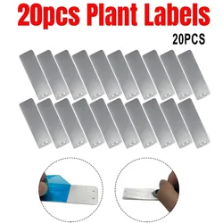 Aluminum Plant Labels Double Sided Metal Labels Nursery Seedling Tray Markers Tree ID Tags Durable Waterproof Garden Supplies
