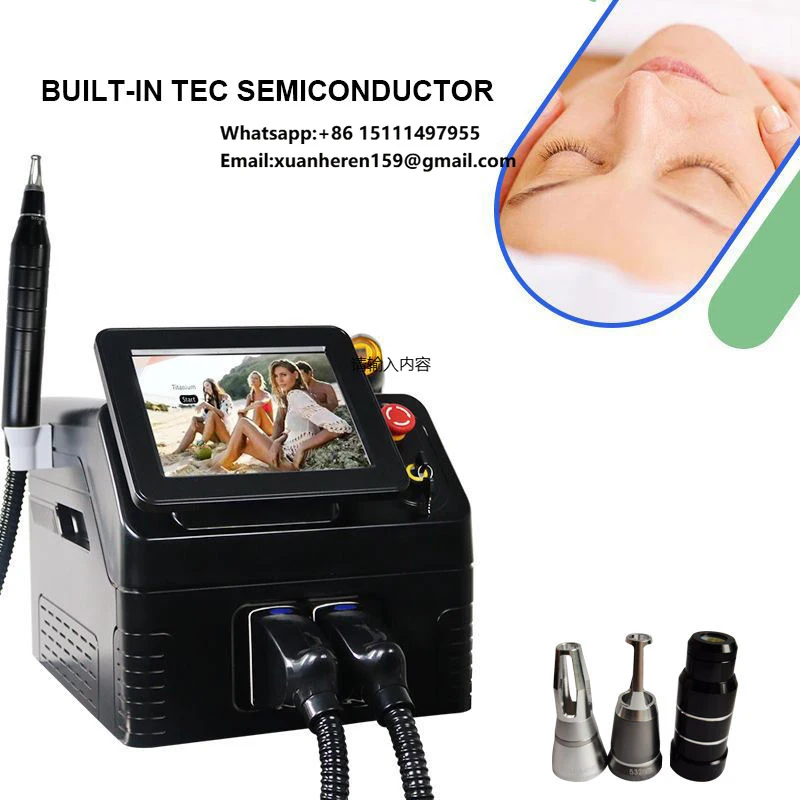 Hotsale 2 in 1 Picosecond 808 DiodeLasers Removal Hair Removal Tattoo Removal Machine Beauty Personal Care