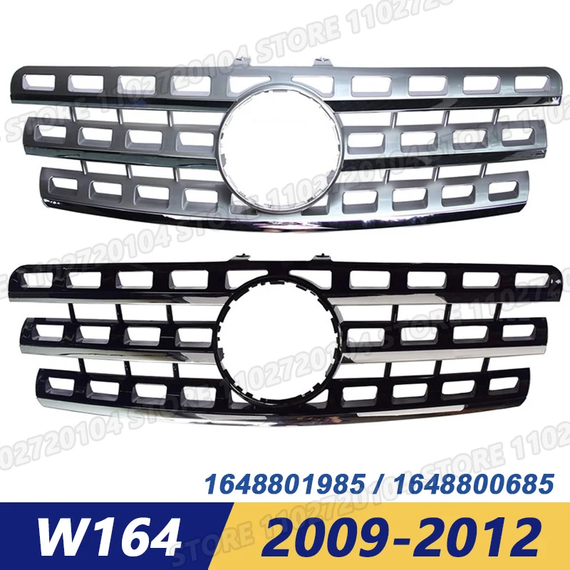 

for W164 2009-2011 Mercedes Benz Front Bumper Radiator Grill ML280 ML300 ML320 ML350 ML450 ML500 ML63 1648801985 / 1648800685