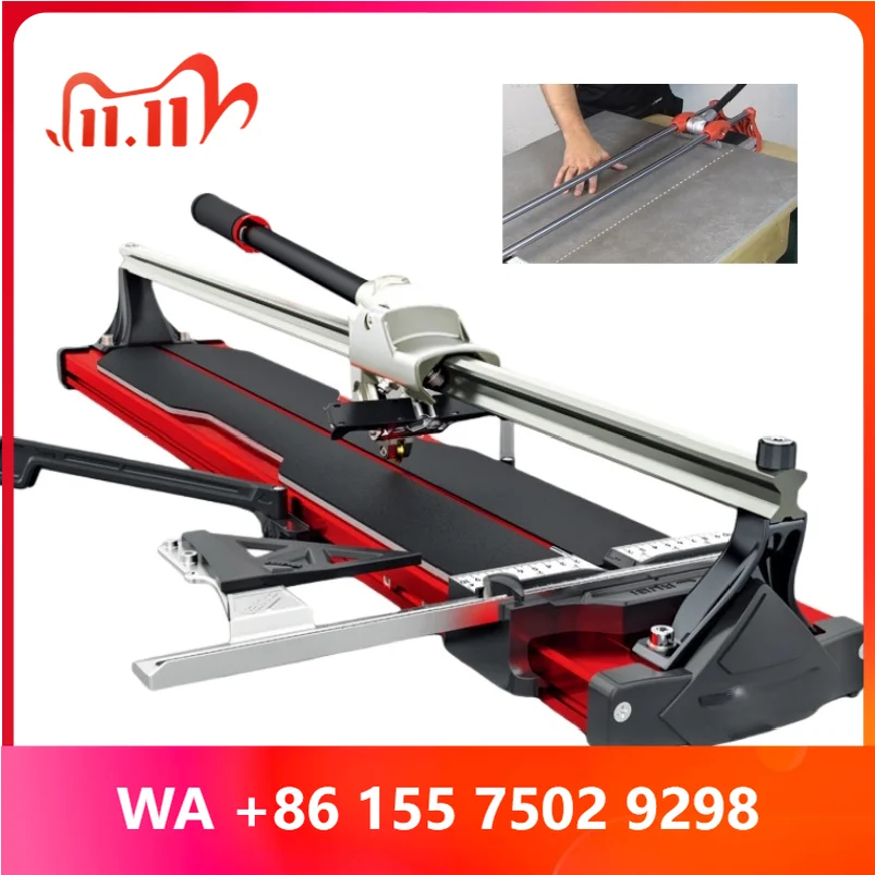 Precision Manual Tile Cutter with Extended Cutting Capacity up to 1200MM Ideal for Large Format Tile Cutting Needs