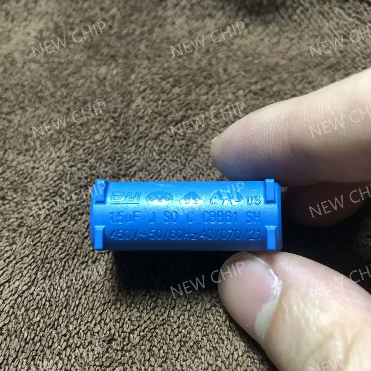 5pcs/lot CBB61 1uF 1.2uF 1.5uF 2uF 2.5uF 3uF 3.5uF 4uF 4.5uF 5uF 450V film capacitor Air conditioner inneStarter Capacitor