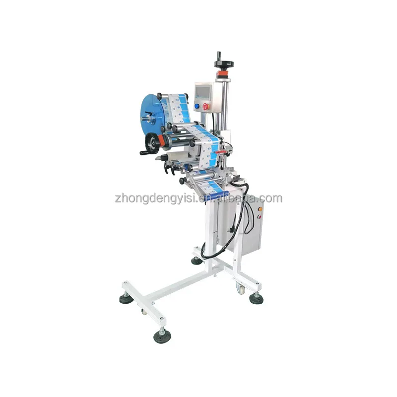 Semi Automatic Flat Label Coater For Adhesive Label Square Box Film Flat Bag