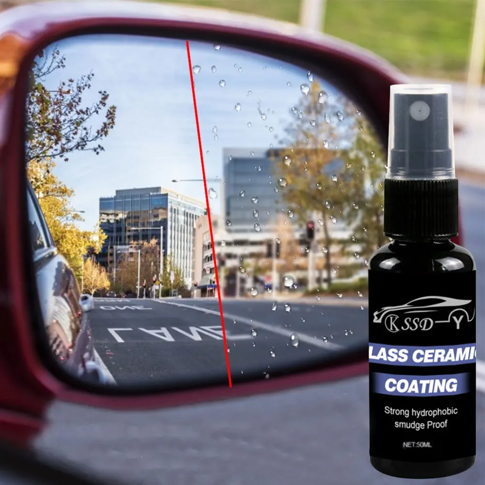 

High Quality 50ml Auto Windshield Anti-Rain Agent Car Coating Windows Waterproof Rainproof Car-styling Window Care Cleaner TSLM1