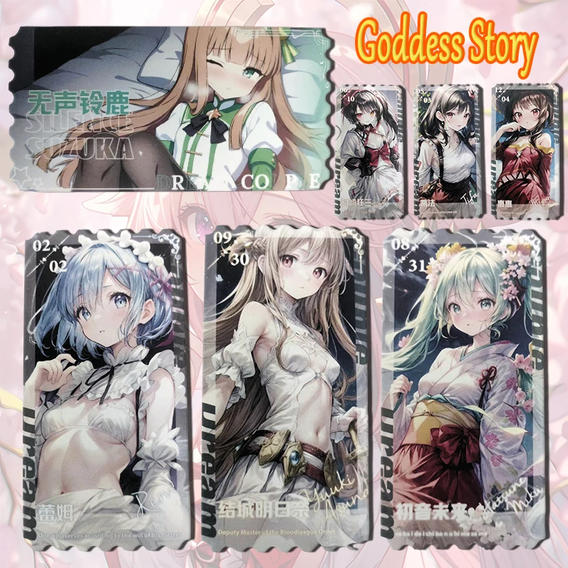 

Goddess Story Dream couple Ticket stub card Hatsune Miku Yuuki Asuna Tokisaki Kurumi Ram Toy collection Birthday Christmas gift