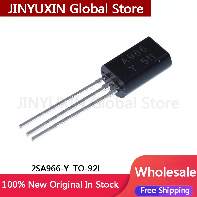 100Pcs 2SA966 A966 2SA966-Y 1.5A 30V TO-92L Chip In Stock Wholesale