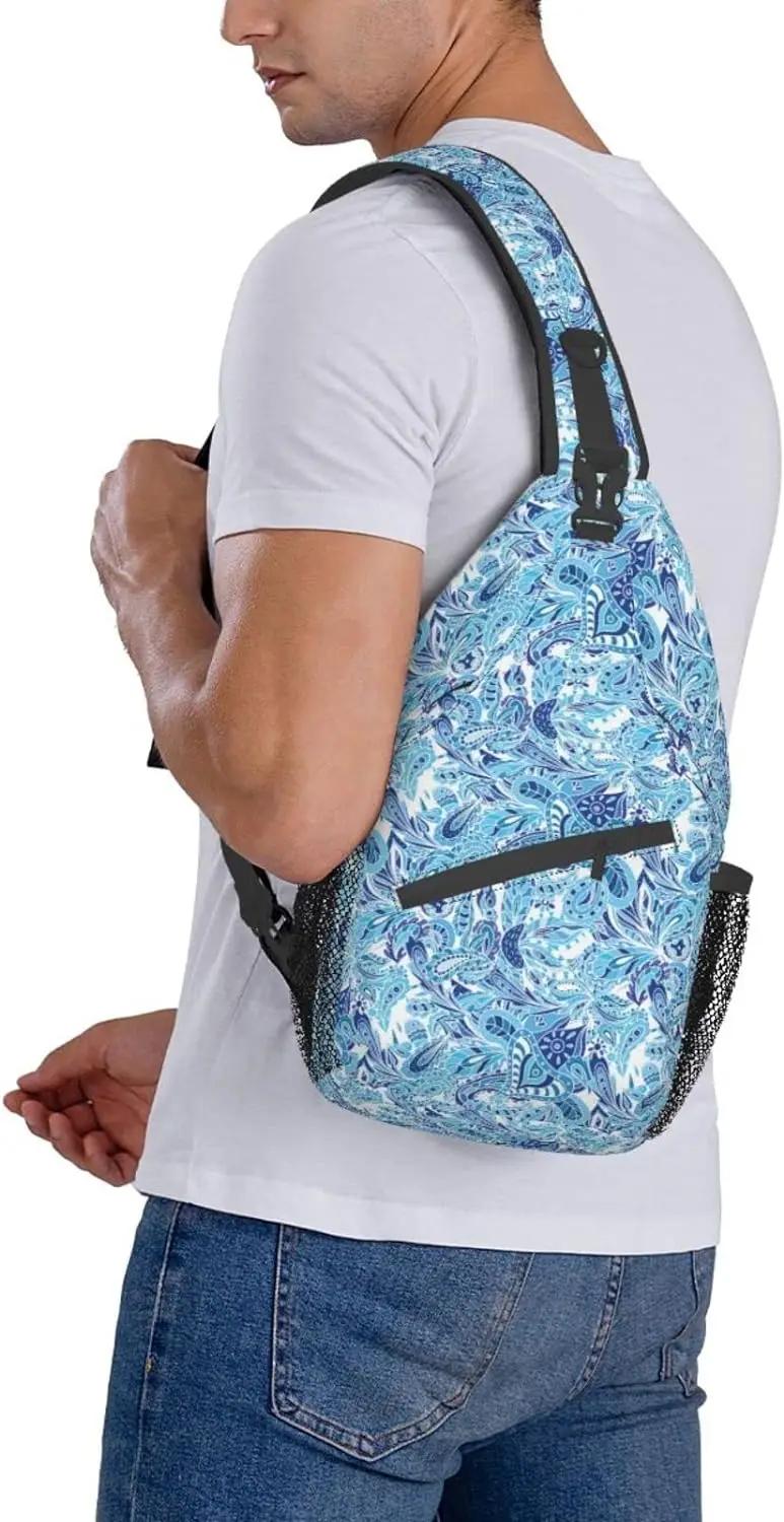 Mochila cruzada para hombre y mujer, bolso de hombro para viaje, senderismo, deportes, día