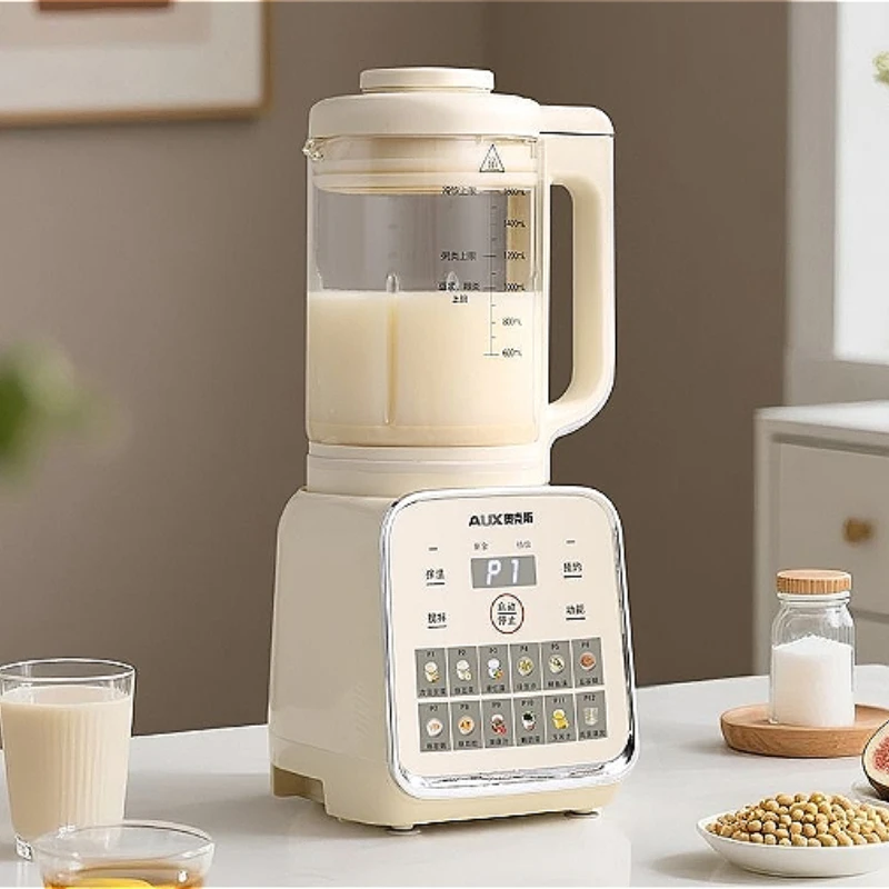 ماكينة كسر الجدار من أوكس، متعددة الوظائف، ماكينة طبخ حليب فول الصويا، خالية من الخبث، عصارة عصير خالية من الفلتر، معدن تيتانيوم