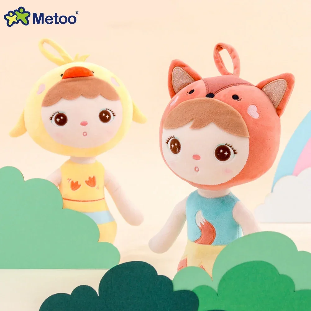 Metoo Cute Adorable Doll Angela Jibao Mengmengda Stuffed Toys Animal Dolls Girls for Kids Children's Day Gifts Christmas Gifts