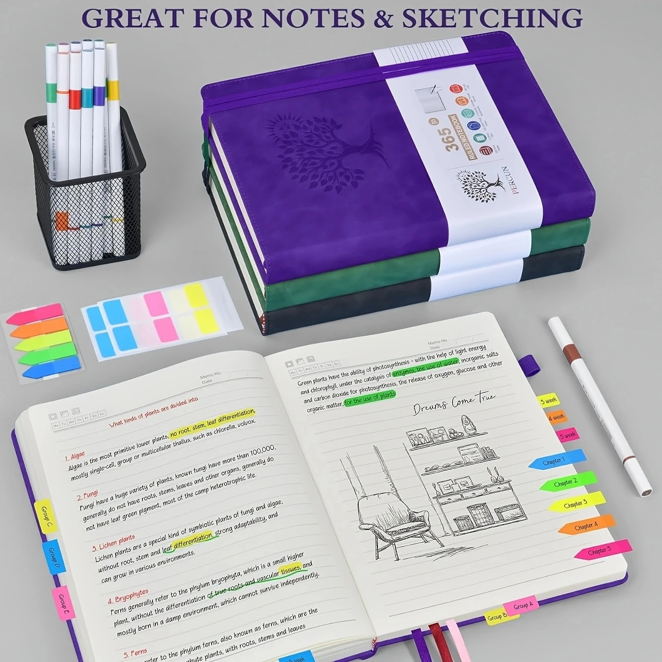 A4 Ruled Hardcover Diary Noteb - Journal Leather Hardcover 评论和价格