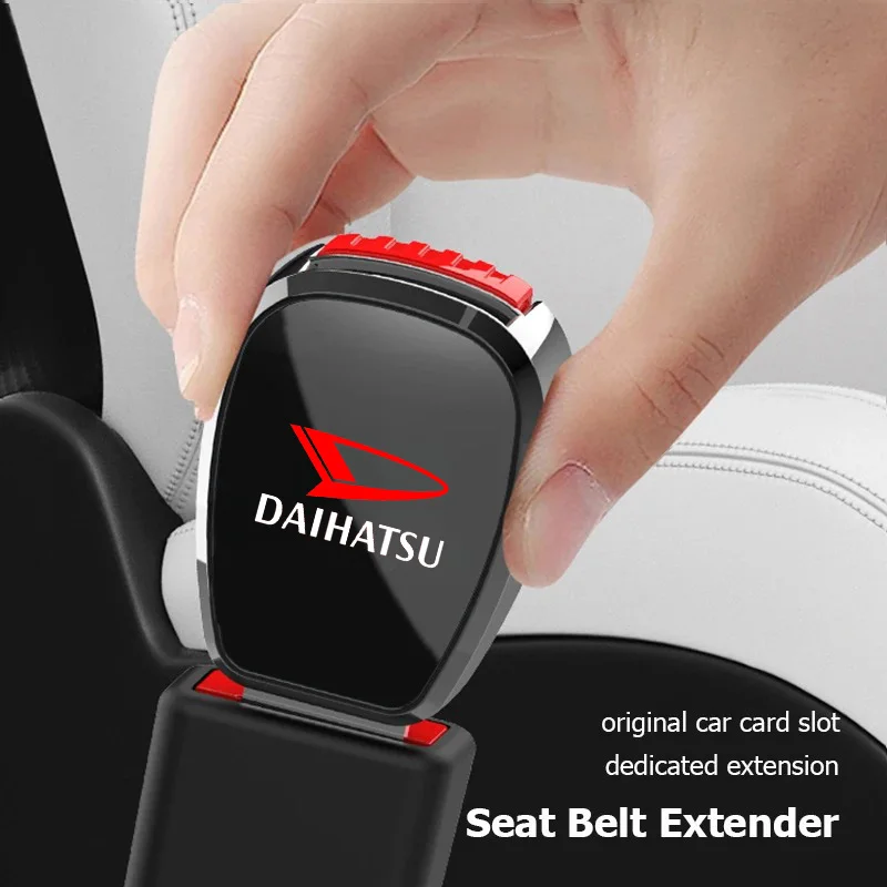 Fivela de cinto de segurança do carro plug auto cinta de segurança extensão acessórios interior para daihatsu terios sirion mira materia rocky yrv