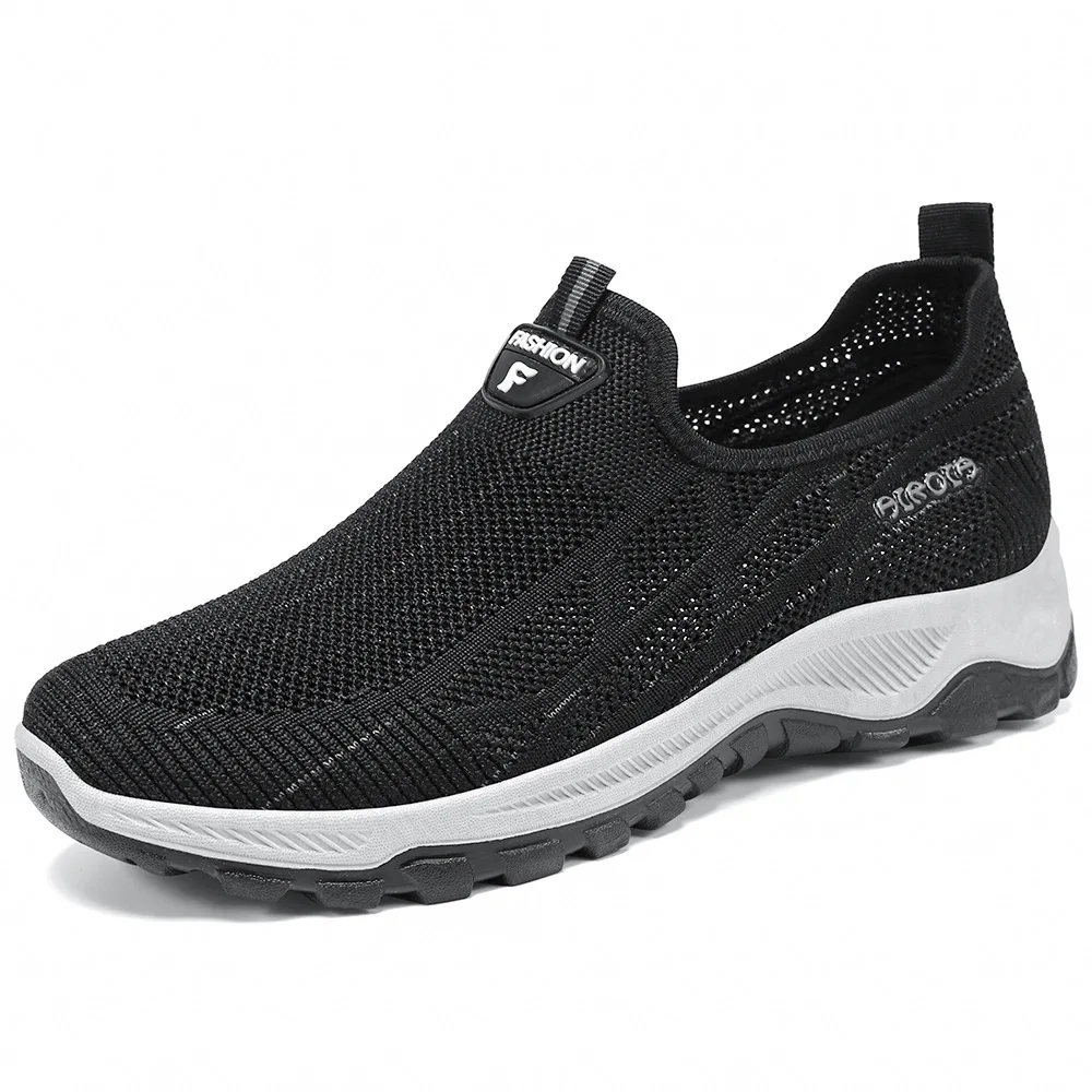 Herren Sommer neue lässige atmungsaktive Mesh Schuhe leichte und bequeme Sportschuhe Papas Herren schuhe