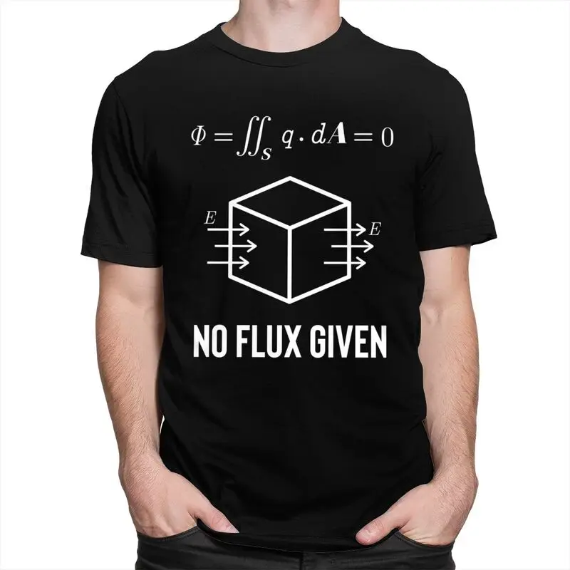 Men No Flux Given Computer Programmer Engineer Geek T Shirts 100% Cotton T-shirt Leisure Novelty Design Graphic Tee Tops