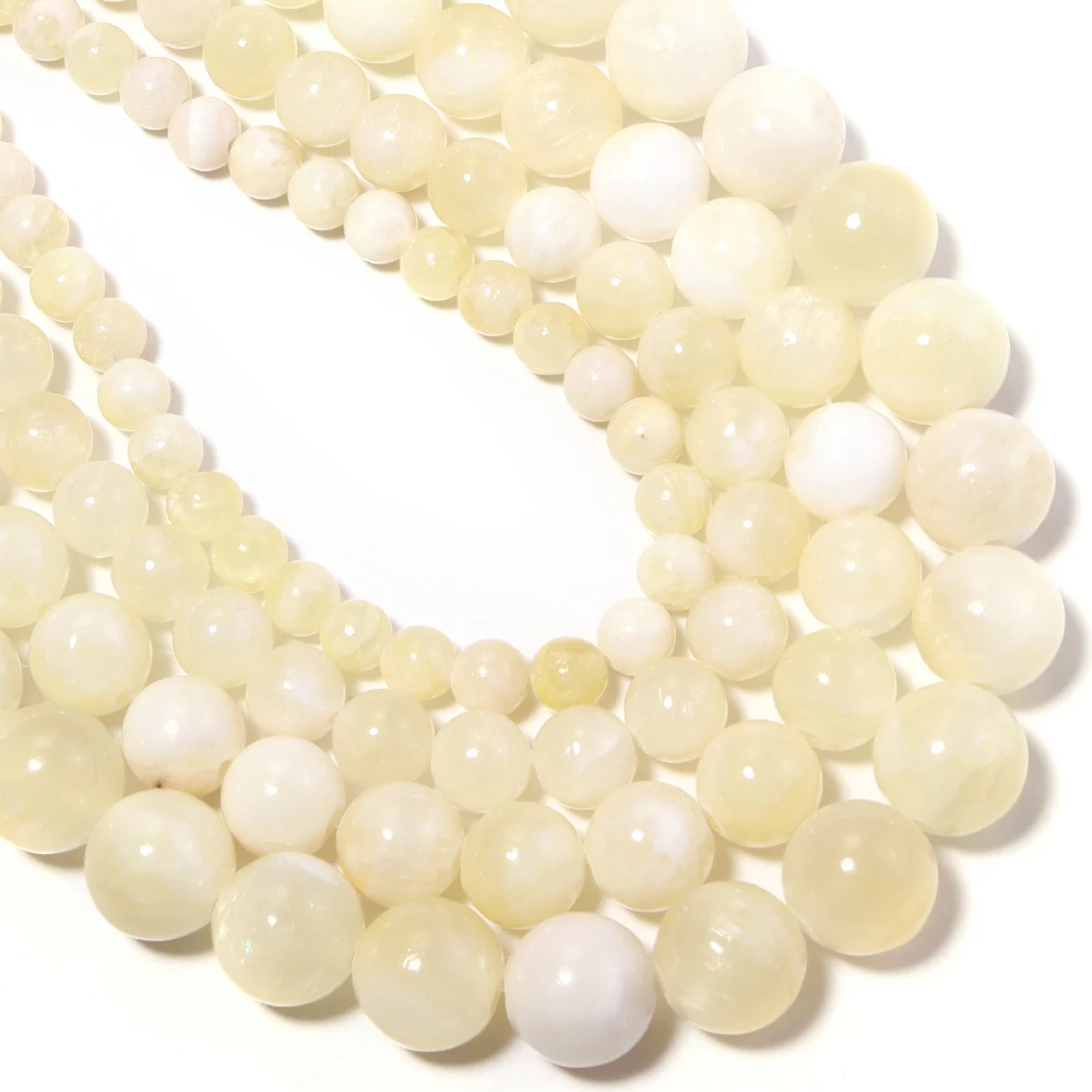 1 Strand 6/8/10/12mm Golden Si - Jewelry Making Stones ulasan dan harga