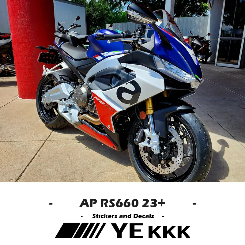 2023 RS660 New OEM Replica Special Color Fairing Shell Sticker Decal ALL Logo For Aprilia RS660 2021 2022 2023 2024