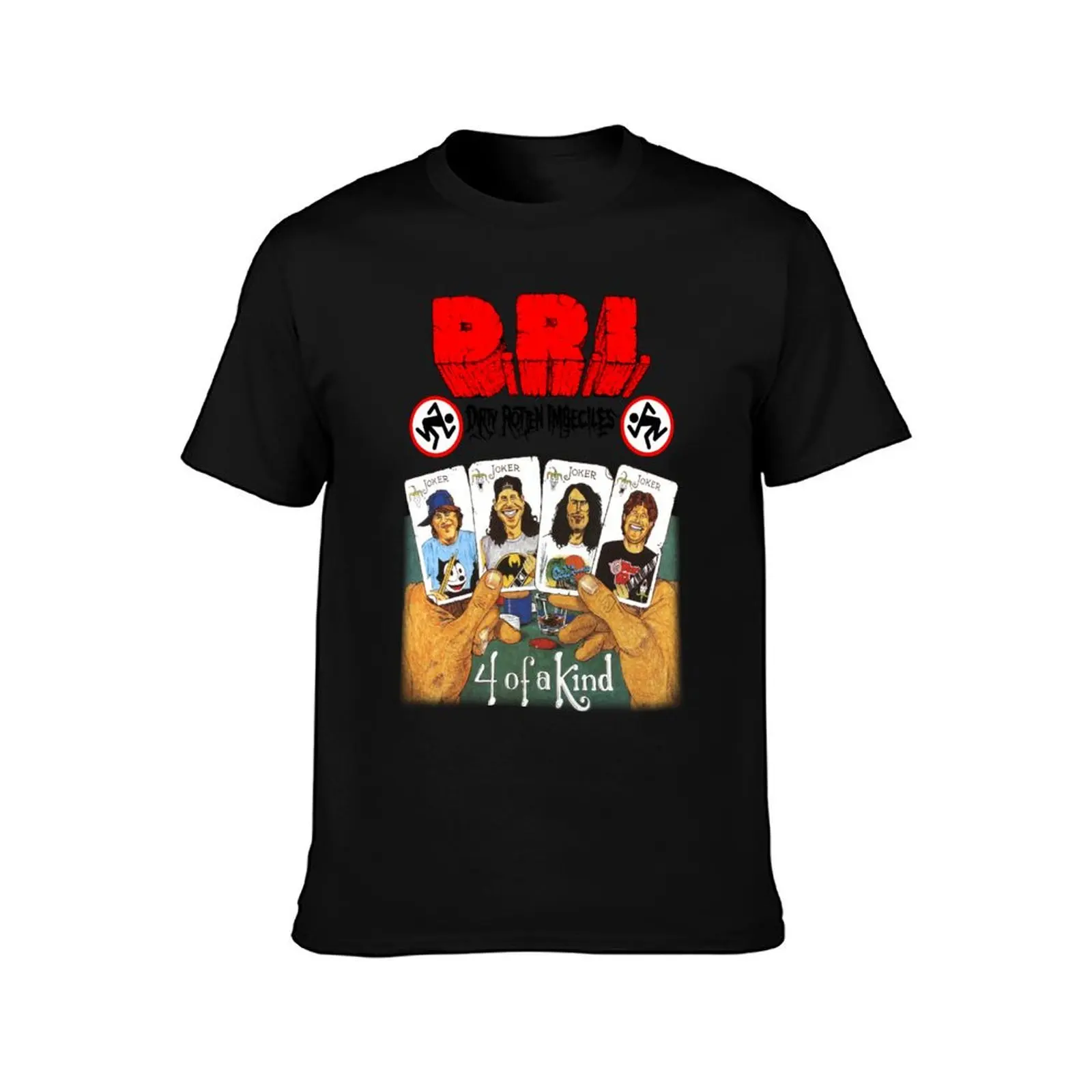 4 of a KInd - D.R.I. - Classic Old School US Thrash Crossover Metal T-Shirt Essential Solid Color T-Shirt