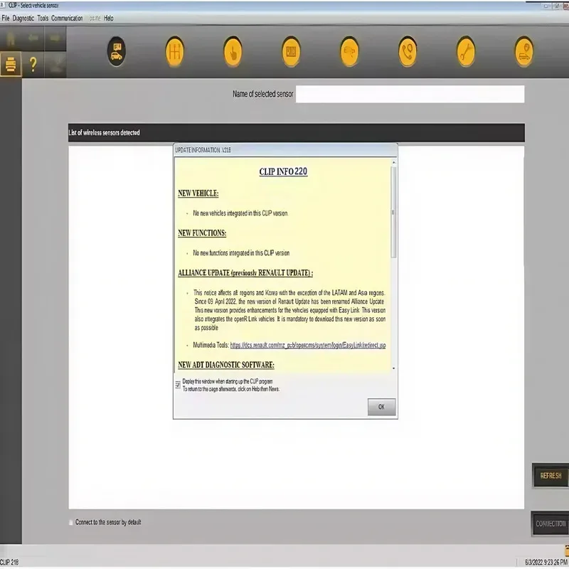 2025 Newest SW V215 V212 V209 V220 For Renault Can Clip Diagnostic Tool Free Gifts +Reprog V191 +Dialogys V4.72 Automot