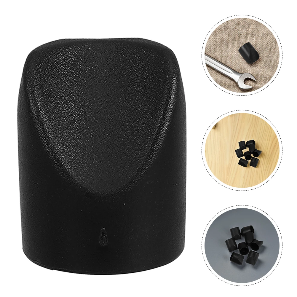 

50pcs V Shaped Folding Chair Leg Caps Heavy Duty Non Marring Stability Plugs Replacement Protectors For Metal Padded Chairs