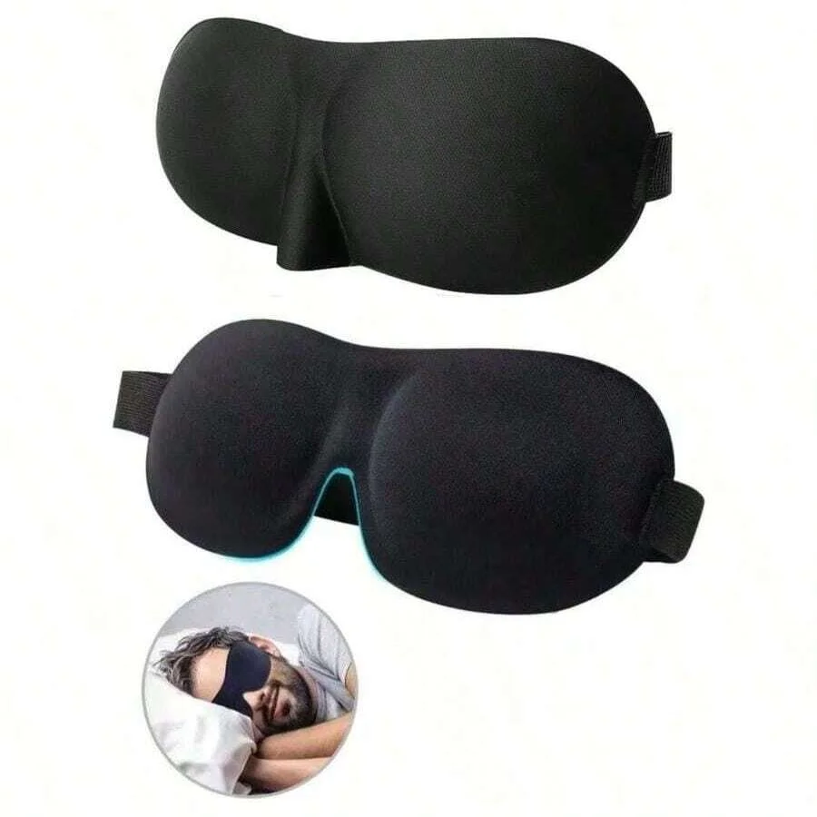 5/1pc 3D Contoured Sleep Eye Mask 100% Light Blocking Eye Mask Ultra-Soft Skin-Friendly Material Breathable Eye Cover Party Gift