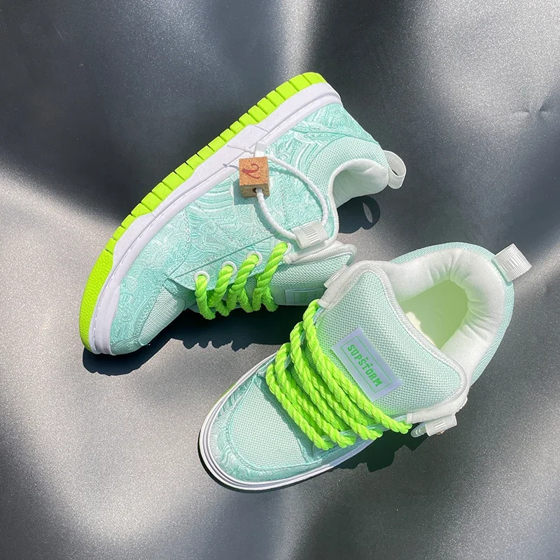 Winter Green Thick-Tongue Loafers, Large Size Shoes, Men's Fashion Casual Shoes, Breathable Casual Trendy Shoes, Versatile Sneakers, Unisex Style